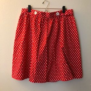 Polka dot skirt